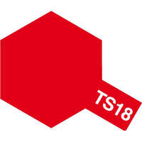 TAMIYA TS-18 METALLIC RED PAINT SPRAY CAN 100ML