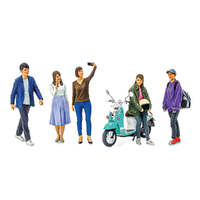 TAMIYA 24356 CAMPUS FRIENDS SET II 1/24 SCALE PLASTIC MODEL KIT