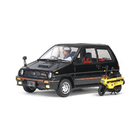 TAMIYA 24369 HONDA CITY TURBO AND MOTOCOMPO SCOOTER 1/24 SCALE PLASTIC MODEL KIT