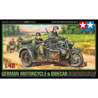 TAMIYA 32578 GERMAN MOTORCYCLE & SIDECAR PLASTIC MODEL KIT