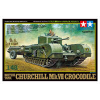 TAMIYA 32594 CHURCHILL MK.VII CROCODILE BRITISH TANK 1/48 SCALE TANK PLASTIC MODEL KIT