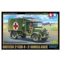 TAMIYA 32605 BRITISH 2T 4X2 AMBULANCE 1:48 SCALE MILITARY MINIATURE SERIES PLASTIC KIT