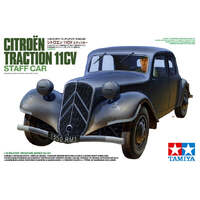 TAMIYA 35301 FRENCH CITROEN TRACTION 11CV STAFF CAR 1/35 SCALE PLASTIC MODEL KIT