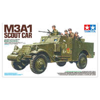 TAMIYA 35363 M3A1 SCOUT CAR RED ARMY / U.S ARMOURED 1/35 SCALE PLASTIC MODEL KIT