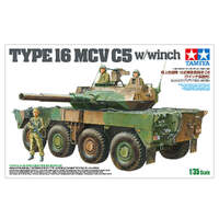 TAMIYA 35383 JAPANESE GROUND FORCE TYPE 16 MCV C5 WITH WINCH 1/35 SCALE PLASTIC MODEL KIT