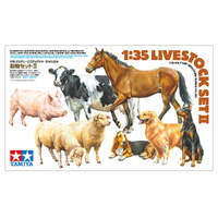 TAMIYA 35385 LIVESTOCK SET II 1/35 SCALE PLASTIC MODEL KIT ANIMALS