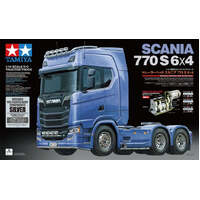 TAMIYA 56373 SCANIA 770 6 X 4  RC 1/14 SCALE SILVER EDITION TRACTOR TRUCK