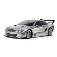 TAMIYA 58722-60A 2002 MERCEDES-BENZ CLK AMG RACING VERSION TT-02 CHASSIS 4WD 1/10 RADIO CONTROL KIT RADIO AND SERVO REQUIRED