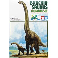 TAMIYA 60106 BRACHIOSAURUS DIORAMA SET SERIES NO6 1/35 SCALE PLASTIC MODEL KIT FIGURES