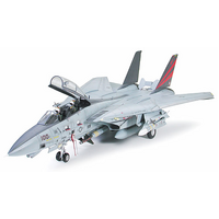 TAMIYA 60313 GRUMMAN F-14A TOMCAT BLACK KNIGHTS WITH OPERATING VARIABLE WING AND THREE PILOT FIGURES 1/32 SCALE PLASTIC MODEL KIT