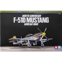 TAMIYA 60754 NORTH AMERICAN F-51D MUSTANG KOREAN WAR 1/72 PLASTIC MODEL KIT