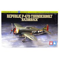 TAMIYA 60769 REPUBLIC P-47D THUNDERBOLT RAZORBACK 1/72 SCALE AIRCRAFT PLASTIC MODEL KIT