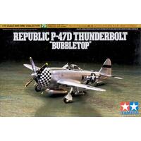 TAMIYA 60770 REPUBLIC P-47D THUNDERBOLT BUBBLETOP MODEL AIRCRAFT 1/72 PLASTIC MODEL KIT