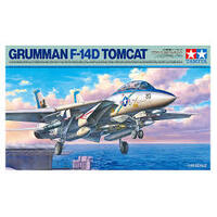 TAMIYA 61118 GRUMMAN F-14D TOMCAT 1/48 SCALE PLASTIC MODEL KIT