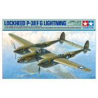 TAMIYA 61120 LOCKHEED P-38 F/G LIGHTNING 1/48 SCALE PLASTIC MODEL KIT