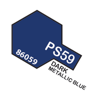 TAMIYA PS-59 DARK METALLIC BLUE POLYCARBONATE AEROSOL SPRAY PAINT 100ML