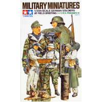 TAMIYA 35212 MILITARY MINIATURES GERMAN SOLDIERS AT FIELD BRIEFING 1/35 SCALE PLASTIC MODEL KIT