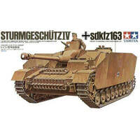 TAMIYA 35087 GERMAN STURMGESCHUTZ IV SDKFZ 163 1/35 SCALE TANK PLASTIC MODEL KIT