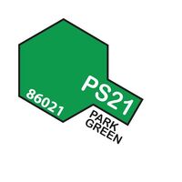 TAMIYA PS-21 PARK GREEN POLYCARBONATE AEROSOL SPRAY PAINT 100ML