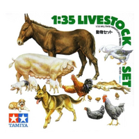 TAMIYA 35128 LIVESTOCK SET 1/35 SCALE