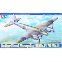 TAMIYA 61062 DEHAVILLAND MOSQUITO FB MK.VI NF MK11 1/48 PLASTIC MODEL KIT