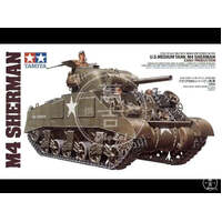 TAMIYA 35190 U.S. MEDIUM TANK M4 SHERMAN EARLY PRODUCTION 1/35 SCALE PLASTIC MODEL KIT