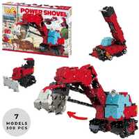 LAQ POWER SHOVEL HARNACRON CONSTRUCTOR 7 IN 1 300 PIECES