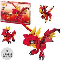 LAQ MYSTICAL BEAST - WYVERN 5 MODEL BUILDING BLOCK KIT 260 PIECES