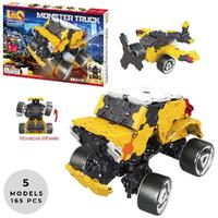 LAQ HAMACRON CONSTRUCTOR - MONSTER TRUCK 5 MODEL BUILDING BLOCK KIT 165 PIECES