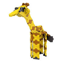 LAQ ANIMAL WORLD - MINI GIRAFFE 1 MODEL BUILDING BLOCK KIT 88 PIECES