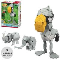 LAQ ANIMAL WORLD - SHOEBILL 5 MODEL BUILDING BLOCK KIT 175 PIECES