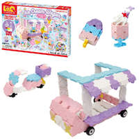 LAQ SWEET COLLECTION - ICE CREAM WAGON 14 MODEL BUILDING BLOCK KIT 365 PIECES