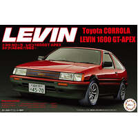 FUJIMI ID-9 TOYOTA CORROLA LEVIN 1600 GT-APEX AE86 1/24 SCALE PLASTIC MODEL KIT