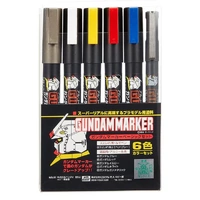 MR HOBBY GMS-105 GUNDAM BASIC MARKER SET INCLUDES 6 MARKERS