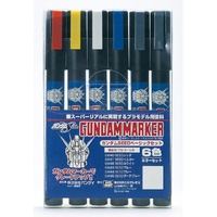 MR HOBBY GMS-109 GUNDAM FINE EDGE SET 1 INCLUDES 6 MARKERS