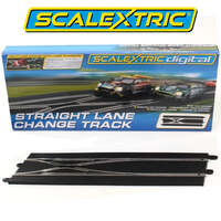 SCALEXTRIC C7036 DIGITAL STRAIGHT LANE CHANGE TRACK MULTI-CAR RACING WITH LANE CHANGING