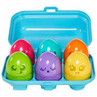 TOMY TOOMIES HIDE & SQUEAK BRIGHT CHICKS