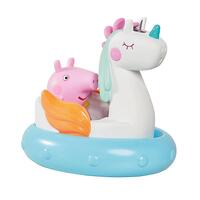 TOMY TOOMIES PEPPA PIG - PEPPAS UNICORN BATH FLOAT