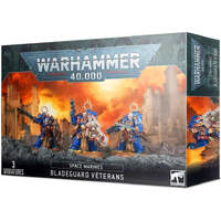 WARHAMMER 40,000 48-44 SPACE MARINES  BLADEGUARD VETERANS   INCLUDES 3 MINIATURES