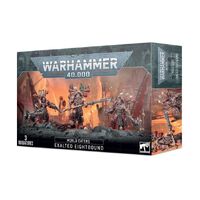 WARHAMMER 40000 43-72 WORLD EATERS EXALTED EIGHTBOUND INCLUDES 3 MINIATURES