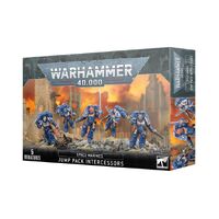 WARHAMMER 40000 48-13 SPACE MARINES JUMP PACK INTERCESSORS INCLUDES 6 MINIATURES