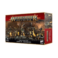 WARHAMMER AGE OF SIGMAR 89-61 ORRUK WARCLANS ORRUK ARDBOYS INCLUDES 10 MINIATURE