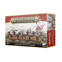 WARHAMMER AGE OF SIGMAR 86-19 CITIES OF SIGMAR FREEGUILD FUSILIERS INCLUDES 11 MINIATURE