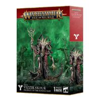 WARHAMMER AGE OF SIGMAR 90-20 SKAVEN VIZZIK SKOUR PROPHET OF THE HORNED RAT INCLUDES 1 MINIATURE