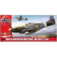 AIRFIX 14003A NORTH AMERICAN MUSTANG MK.4A P-51K PLASTIC MODEL AIRCRAFT 1/24