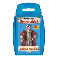 TOP TRUMPS SPECIALS HORRIBLE HISTORIES WHO IS THE MOST DESPICABLE CARD GAME