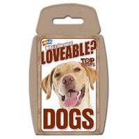 TOP TRUMPS PLAY AND DISCOVER DOGS WHO IS THE MOST LOVABLE CARD GAME