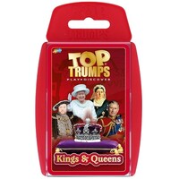 TOP TRUMPS PLAY AND DISCOVER KINGS AND QUEENS CARD GAME