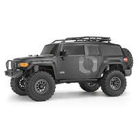 HPI 118146 VENTURE CRAWLER FJ CRUISER 1/10 REMOTE CONTROL CAR MATTE BLACK 4WD 7.2V 2000MAH NIMH AND CHARGER INCLUDED