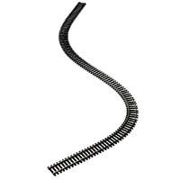 PECO SL-300 WOODEN SLEEPER CODE 80 FLEXIBLE TRACK WITH NICKEL RAIL